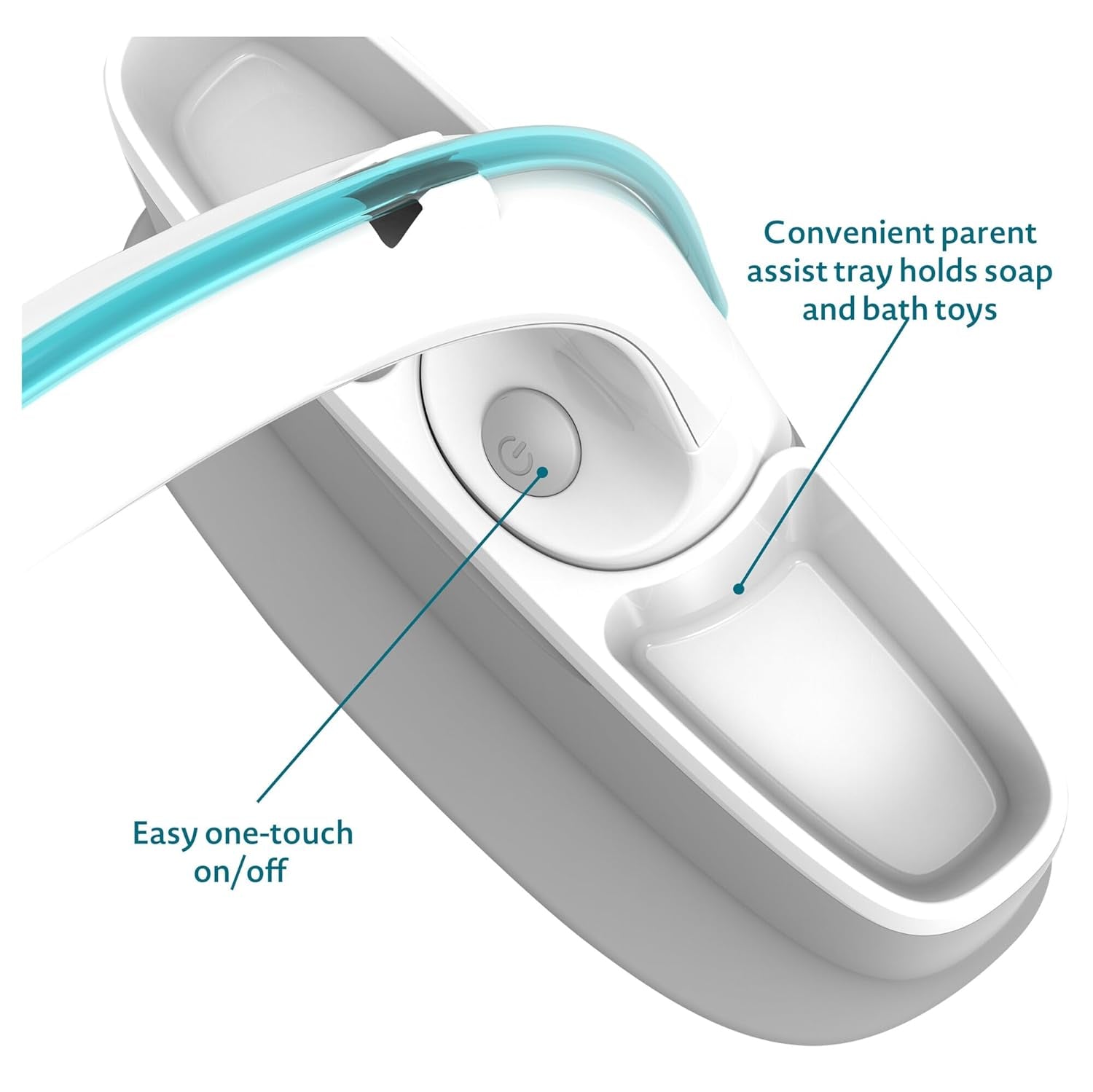 The First Years Rain Shower Baby Bathtub | 3-in-1 Infant Sling & Spray Shower Set