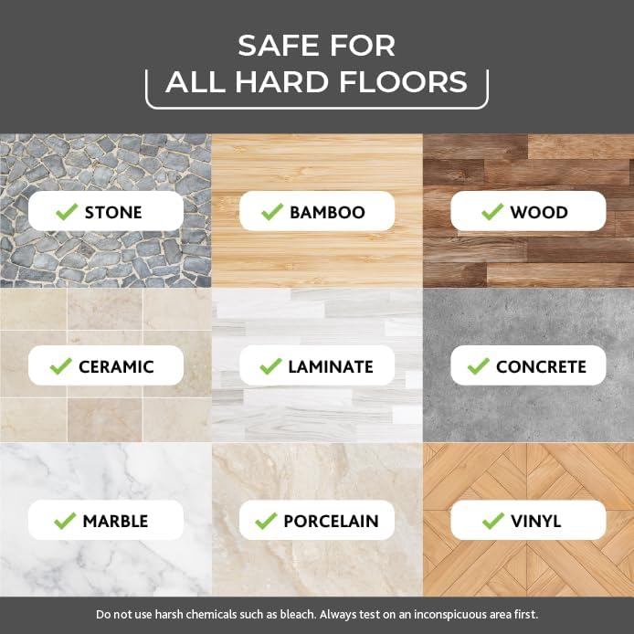 O-Cedar PACS Hard Floor Cleaner with Crisp Citrus Scent, 10 Count (1-Pack) | Formulated with Naturally-Derived Ingredients | Safe for All Hard Floor Surfaces | Ideal for Mop Buckets