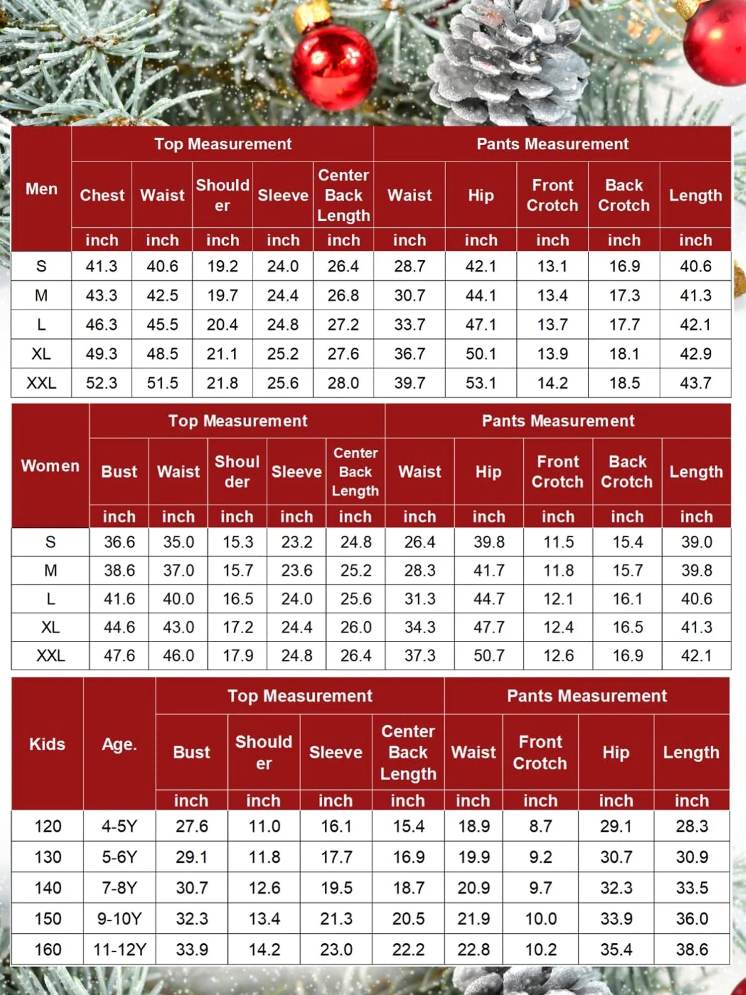 Matching Family Christmas Pajamas – Long Sleeve Holiday Lounge Sets