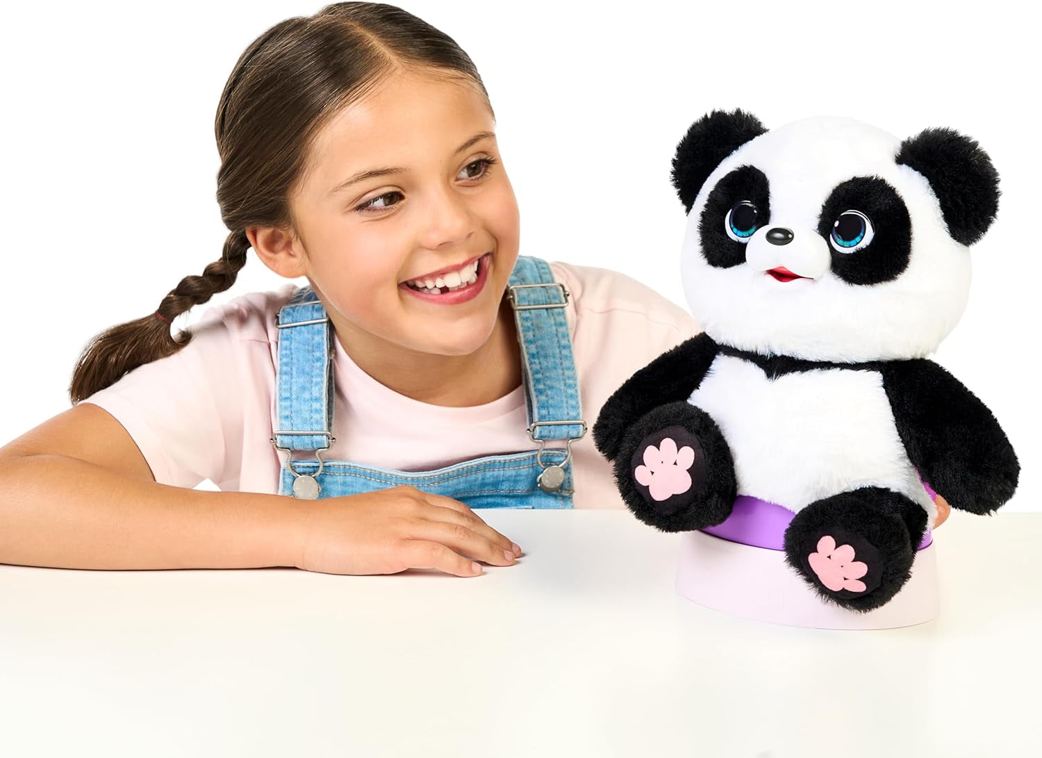 Little Live Pets My Baby Talking Panda | Chuchu Interactive Plush Toy (50+ Sounds)