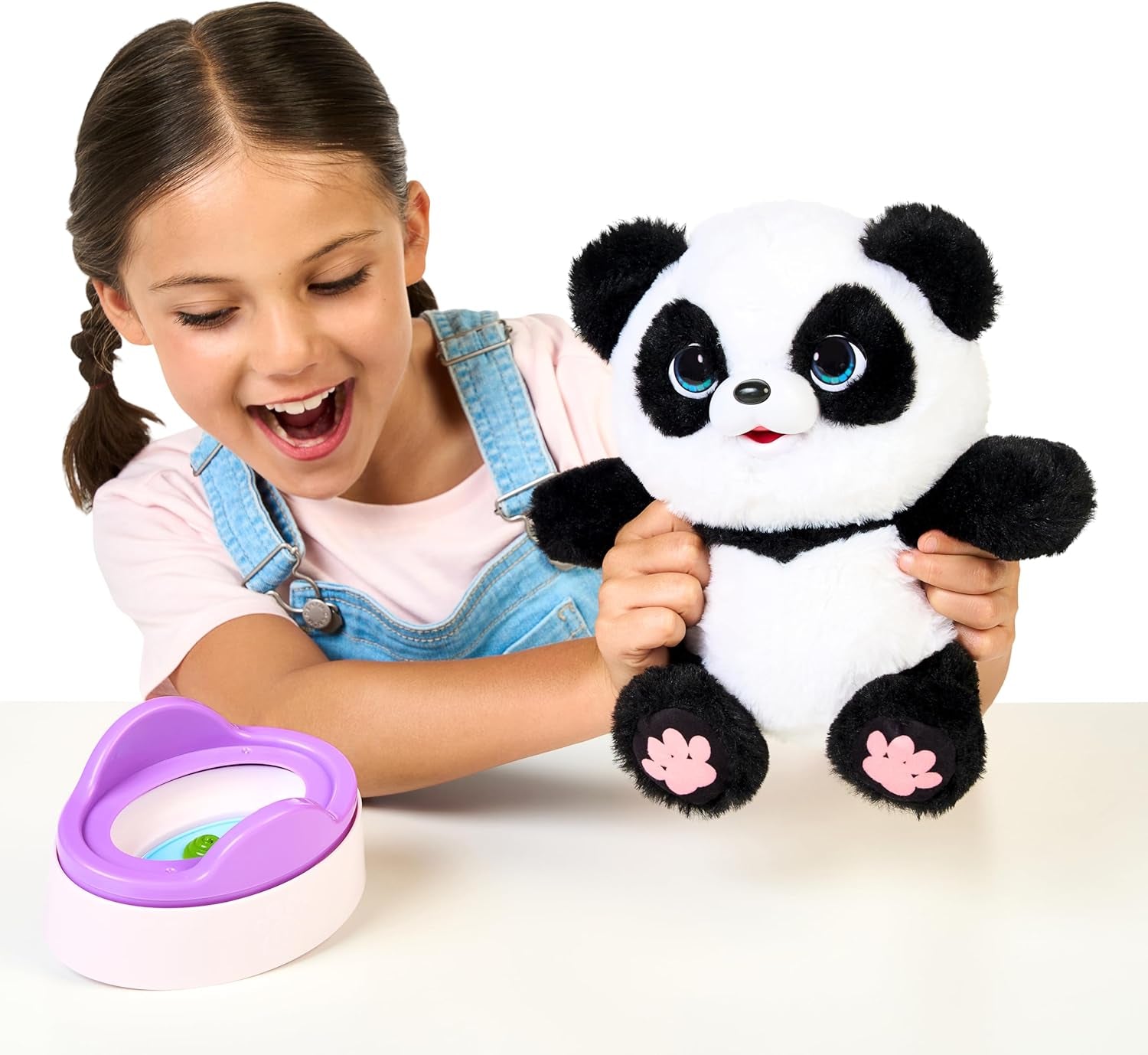 Little Live Pets My Baby Talking Panda | Chuchu Interactive Plush Toy (50+ Sounds)