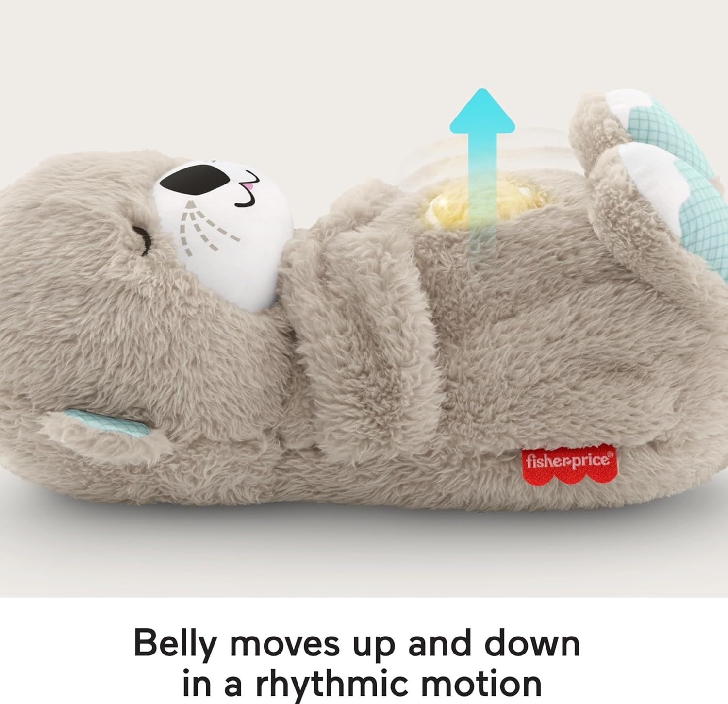 Fisher-Price Soothe ’n Snuggle Otter – Plush Baby Sound & Light Sleep Soother