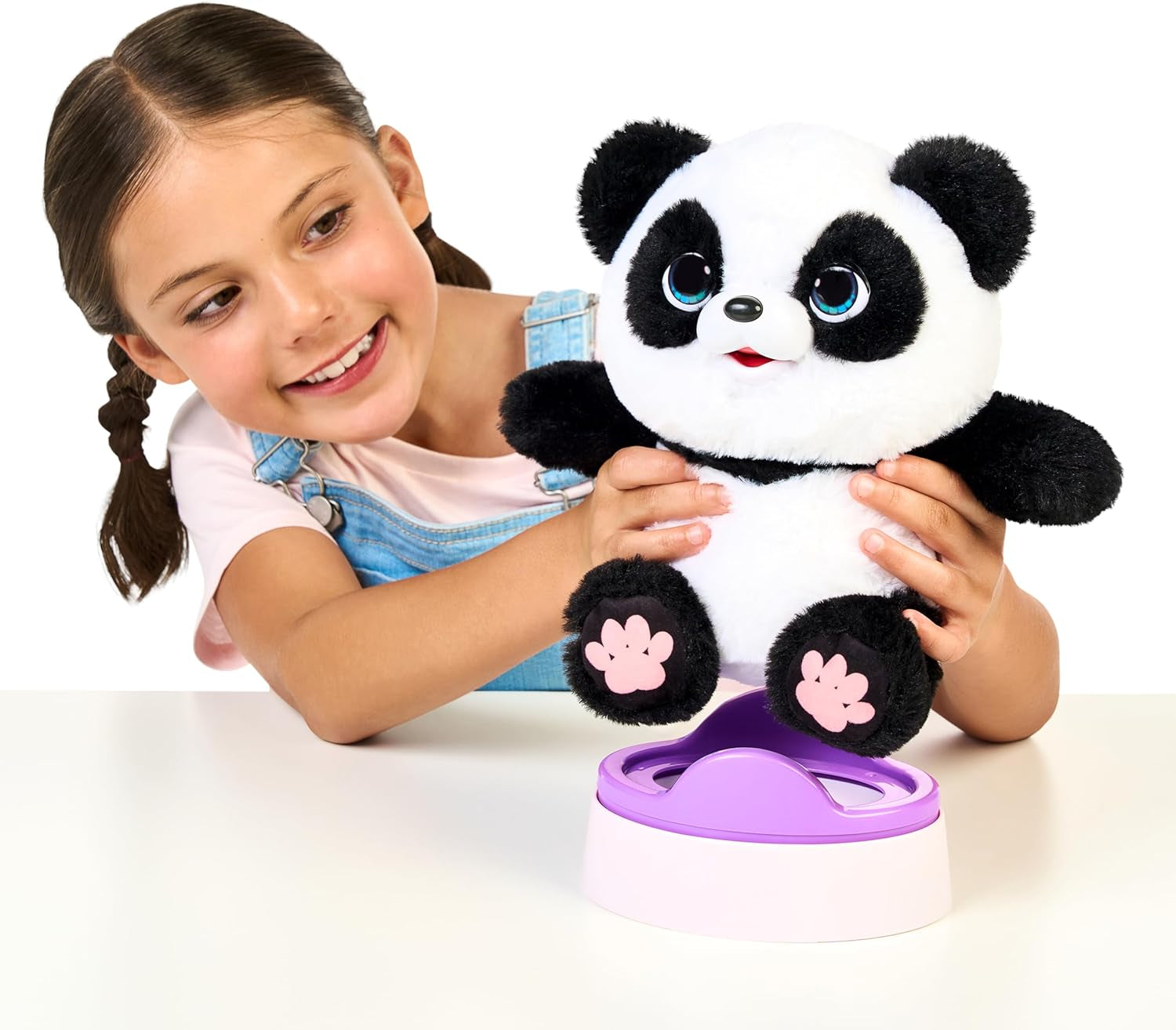 Little Live Pets My Baby Talking Panda | Chuchu Interactive Plush Toy (50+ Sounds)