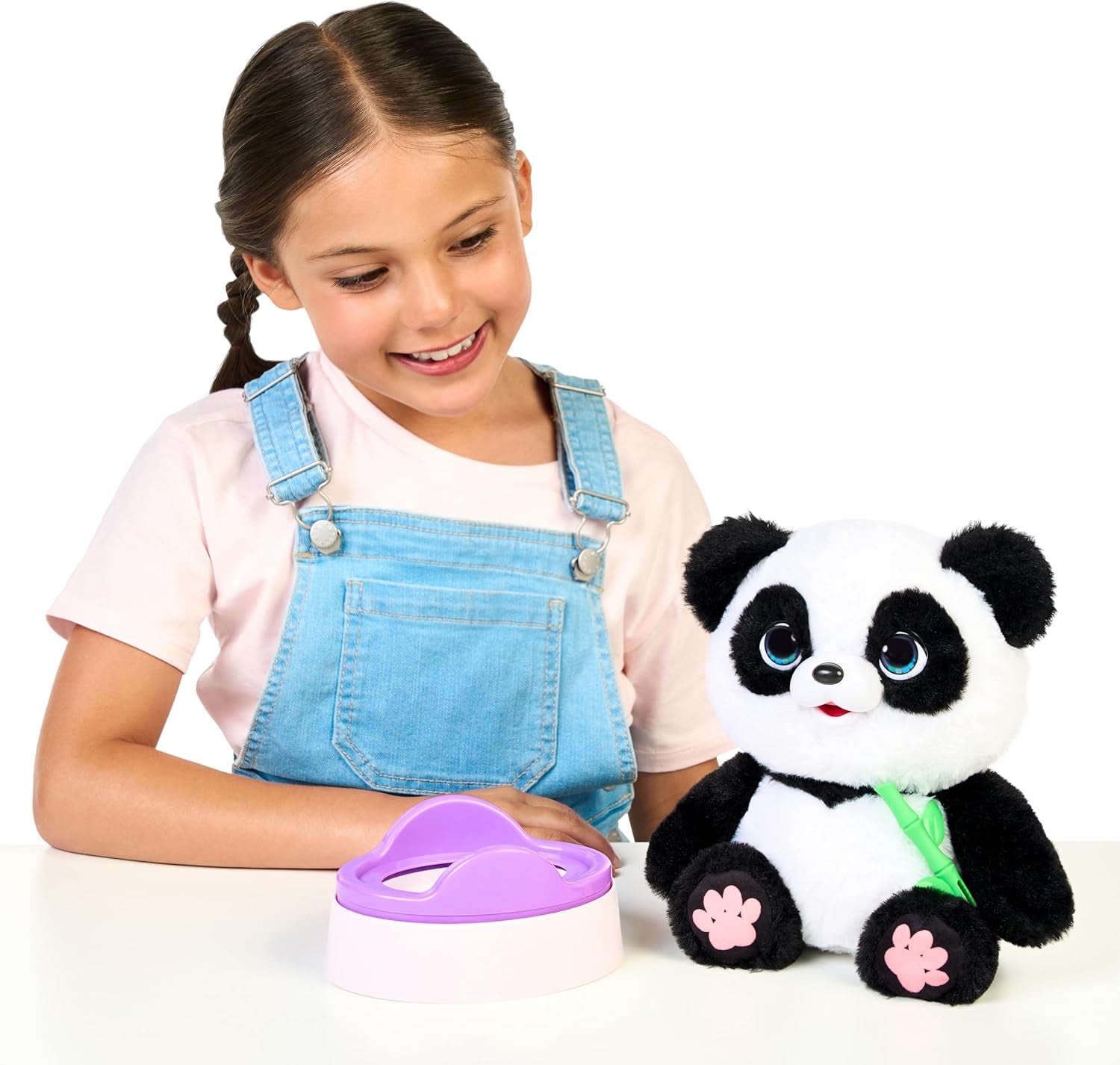 Little Live Pets My Baby Talking Panda | Chuchu Interactive Plush Toy (50+ Sounds)