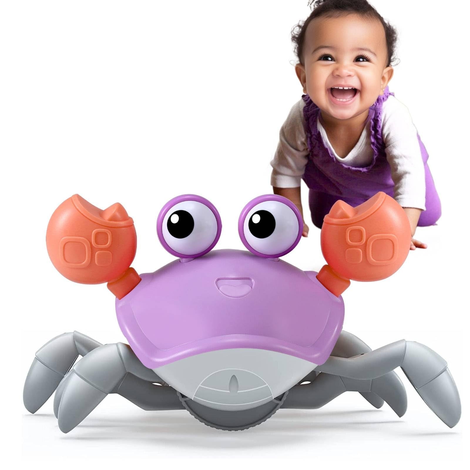 Crawling Crab Baby Toy – Interactive Musical Light-Up Toddler Toy